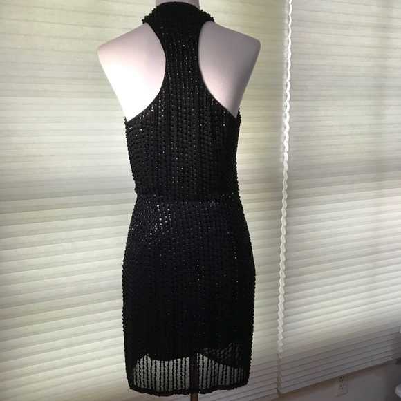 Parker sequin wrap dress, single button closure XS - Picture 6 of 7